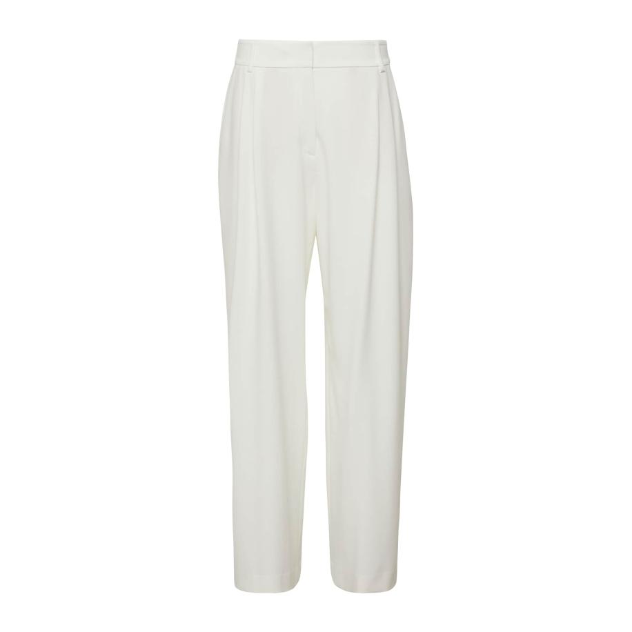 s.Oliver BLACK LABEL Bandplooibroek ecru Bruin