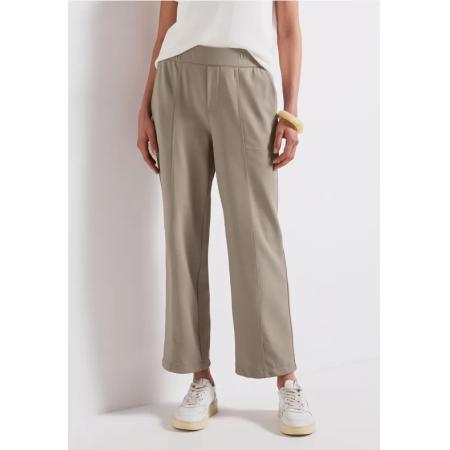 Street One Twill broek met rechte pijpen