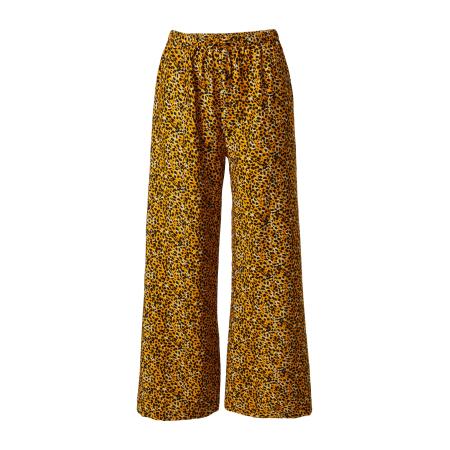 EDITED EDITED Broek Jeanna beige / honing / zwart