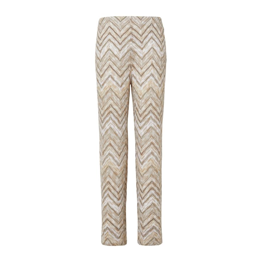 s.Oliver BLACK LABEL Broek beige / ecru / bruin / zilver Bruin