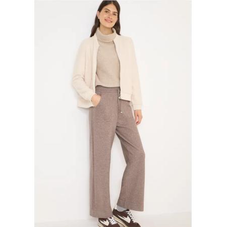 CECIL Gebreide broek met wijde pijpen