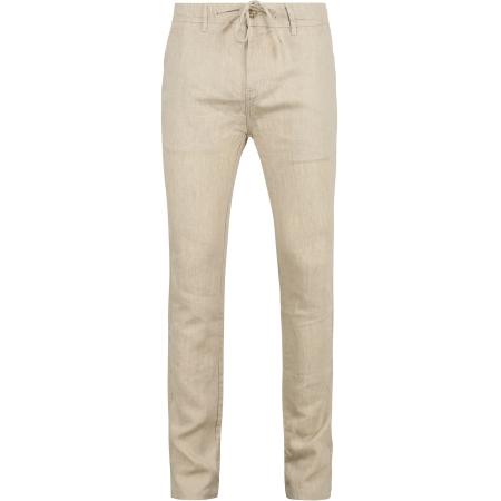 Suitable Chino Linnen Beige