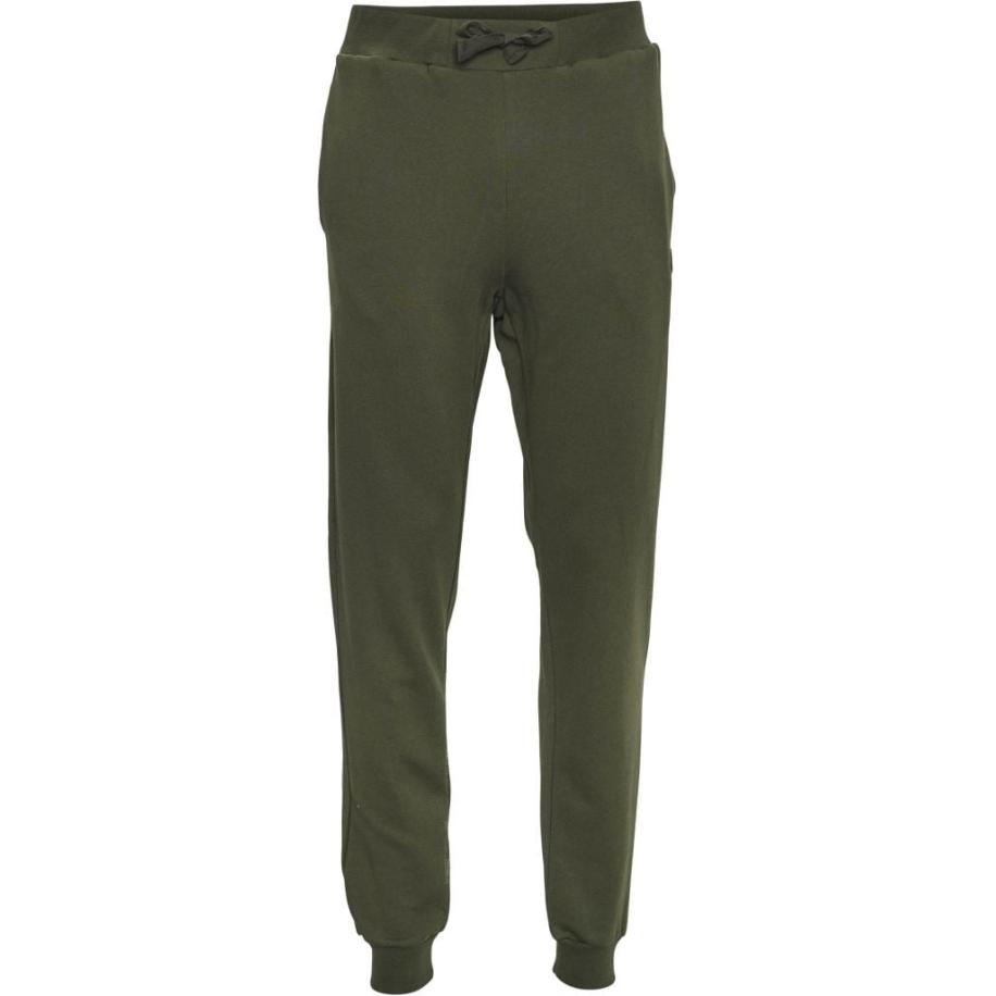 KnowledgeCotton Apparel Teak Joggingsbroek Donkergroen Groen