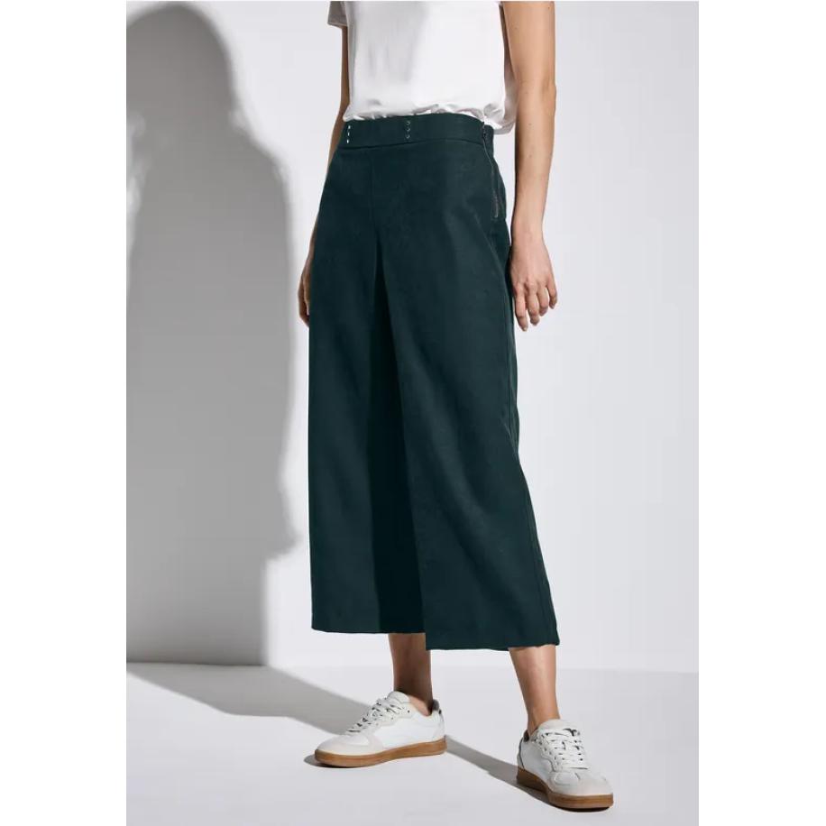 Street One Keperstof culotte Groen