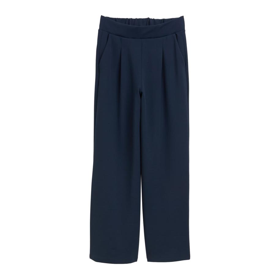 Tom Tailor TOM TAILOR DENIM Bandplooibroek donkerblauw -