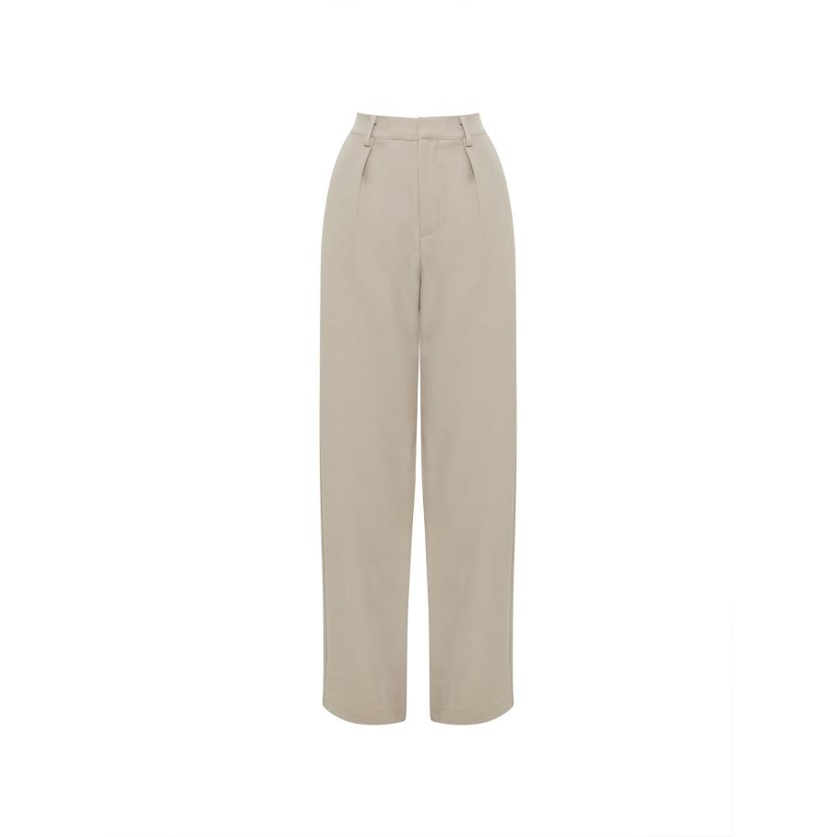 Tussah Bandplooibroek ANGELA grijs Grijs