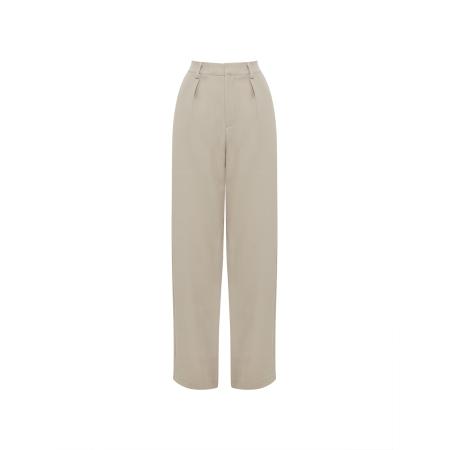 Tussah Bandplooibroek ANGELA grijs