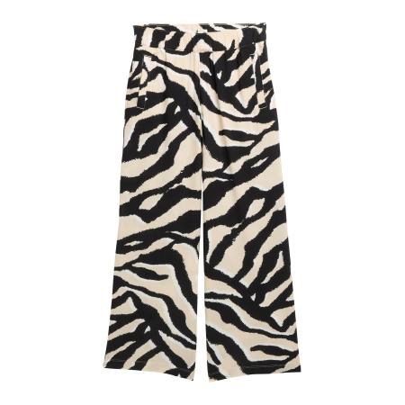 Tom Tailor TOM TAILOR Broek crème / zwart / wit