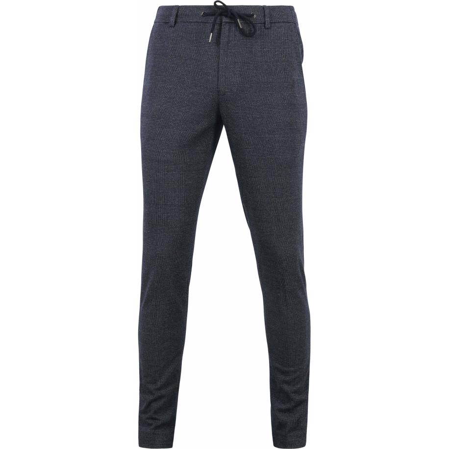 Suitable Chino Das Ruiten Navy Blauw