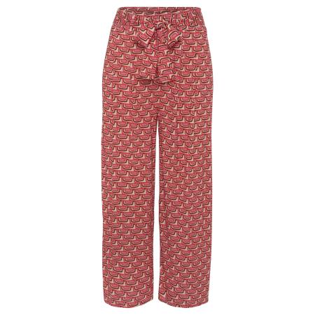 VIVANCE VIVANCE Broek crème / bordeaux / vuurrood / watermeloen rood