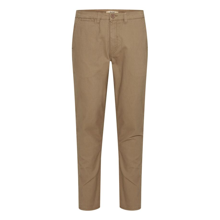 Blend BLEND Chino Perrini donkerbeige -
