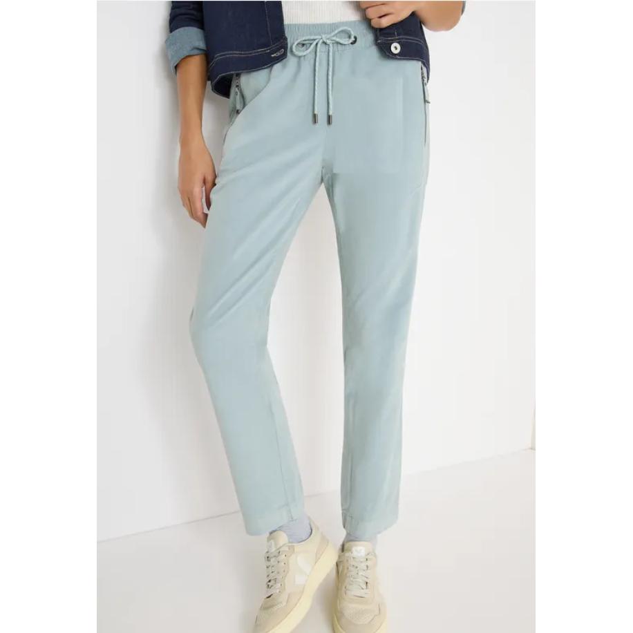 CECIL Comfortabele corduroy broek Blauw