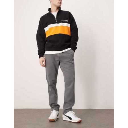 Abercrombie & Fitch - Broek met rechte pijpen in grijs