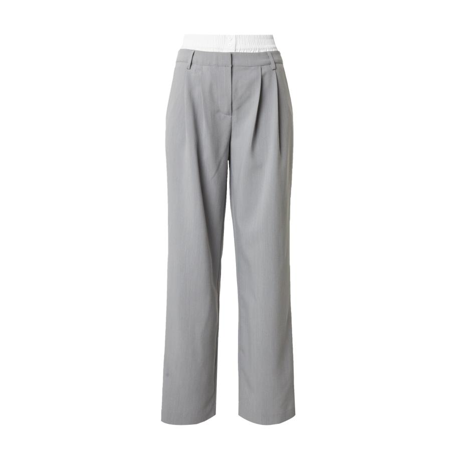 LeGer By Lena Gercke LeGer by Lena Gercke Bandplooibroek Dilane grijs / wit -