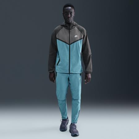 Nike Tech geweven herenbroek met open zoom - Blauw