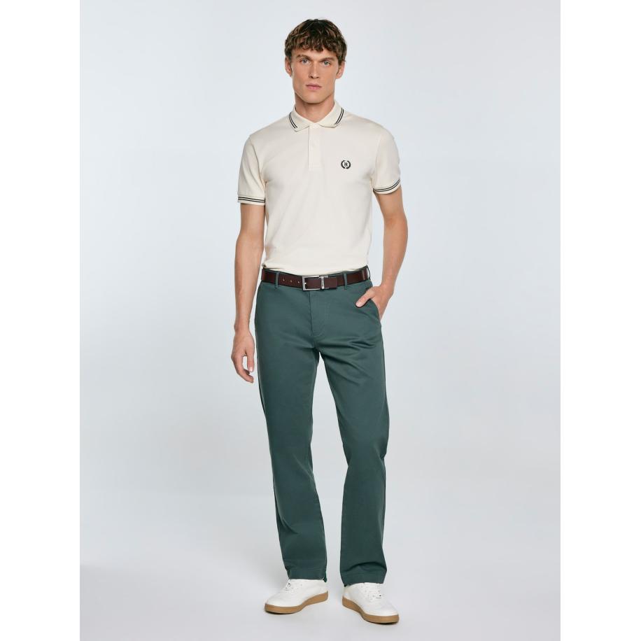 Big Star BIG STAR Chino TREVOR donkergroen -
