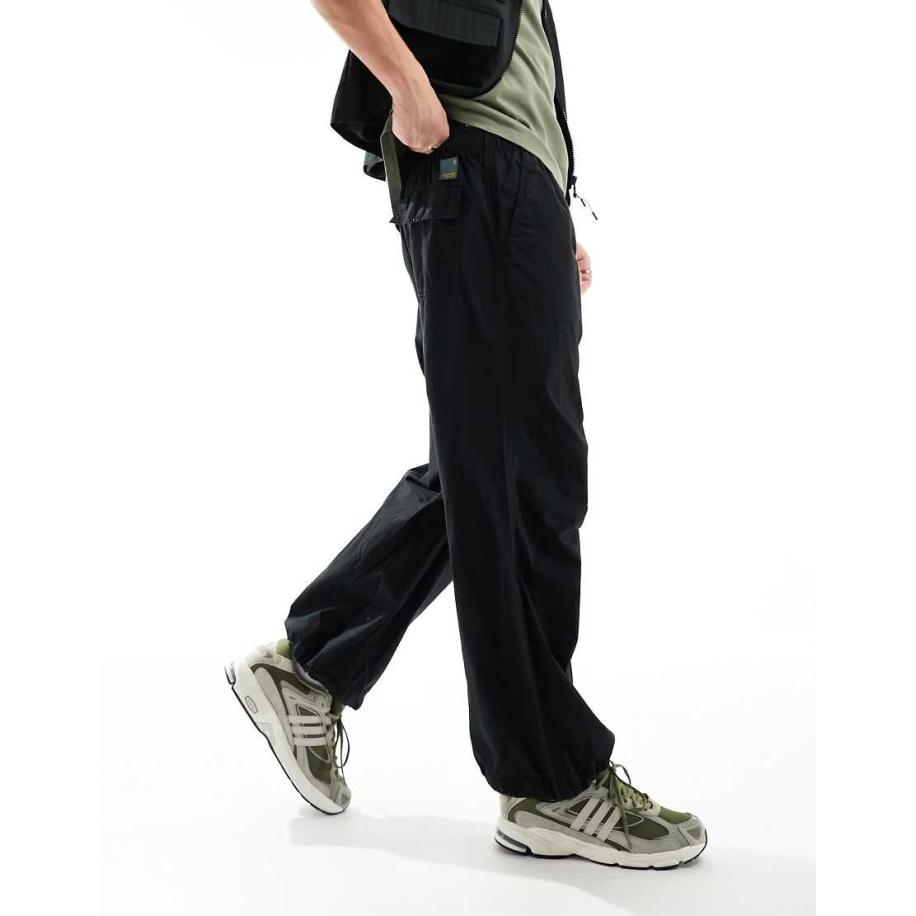 Jack & Jones - Wijde broek in zwart Zwart