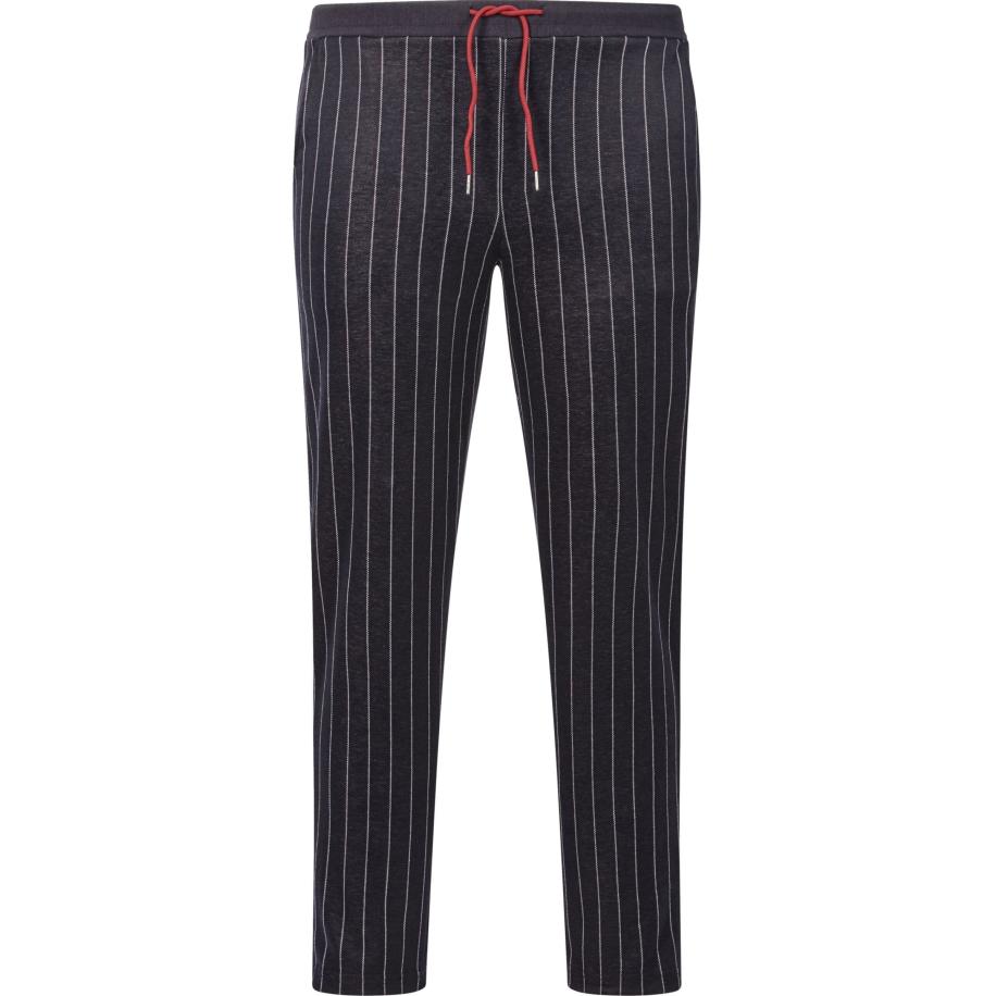 Charles Colby Sweatpants donkerblauw, Gestreept Blauw