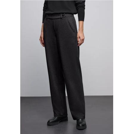 Street One Glinsterende straight legs broek
