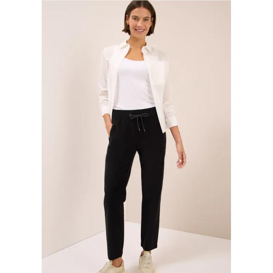 CECIL Comfortabele corduroy broek Grijs