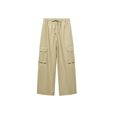 Mango MANGO Cargobroek Tortello beige