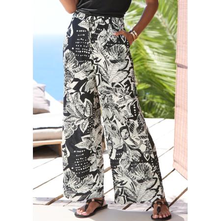 VIVANCE VIVANCE Broek zwart / wit