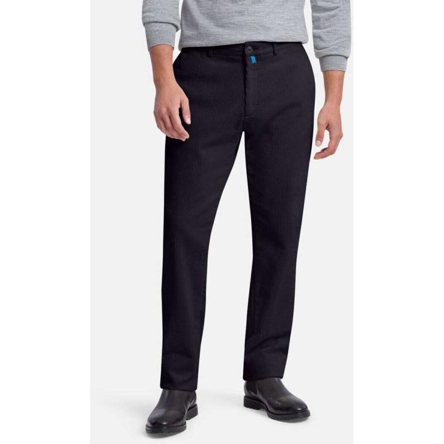 Pierre Cardin Antibes Broek marine, Effen Blauw