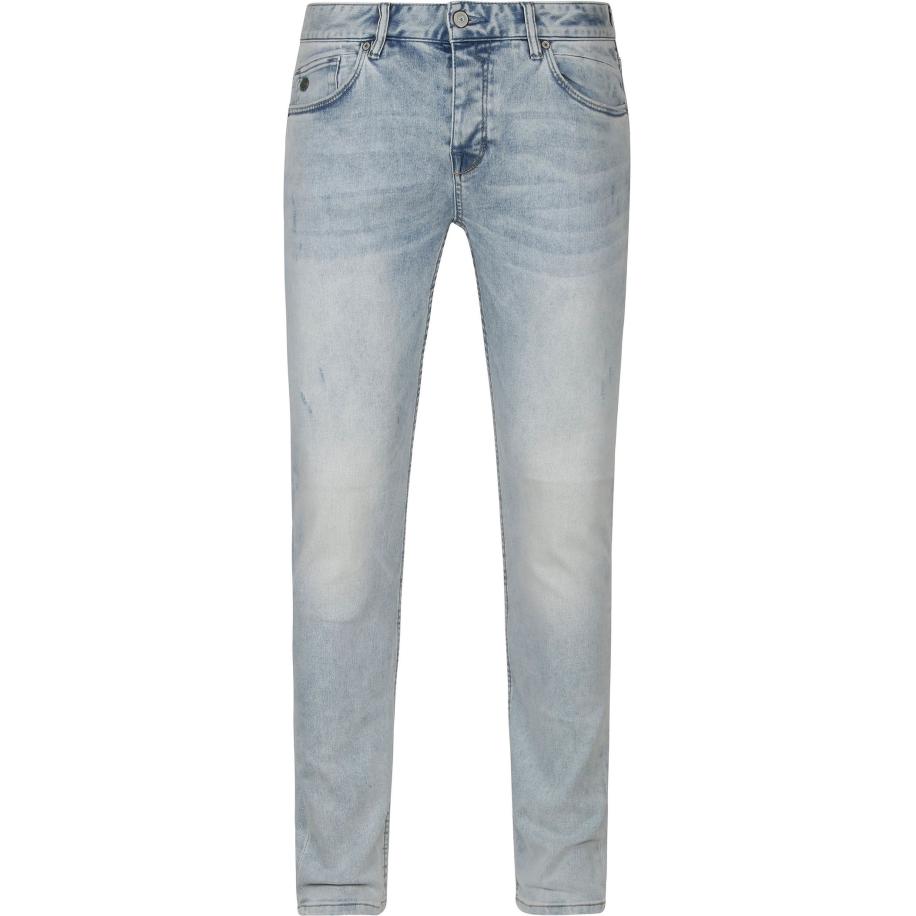 Cast Iron Riser Jeans Lichtgrijs Bright Wash Grijs