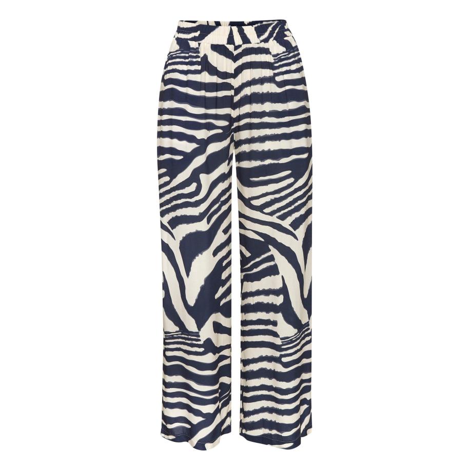 Lascana LASCANA Broek beige / marine -