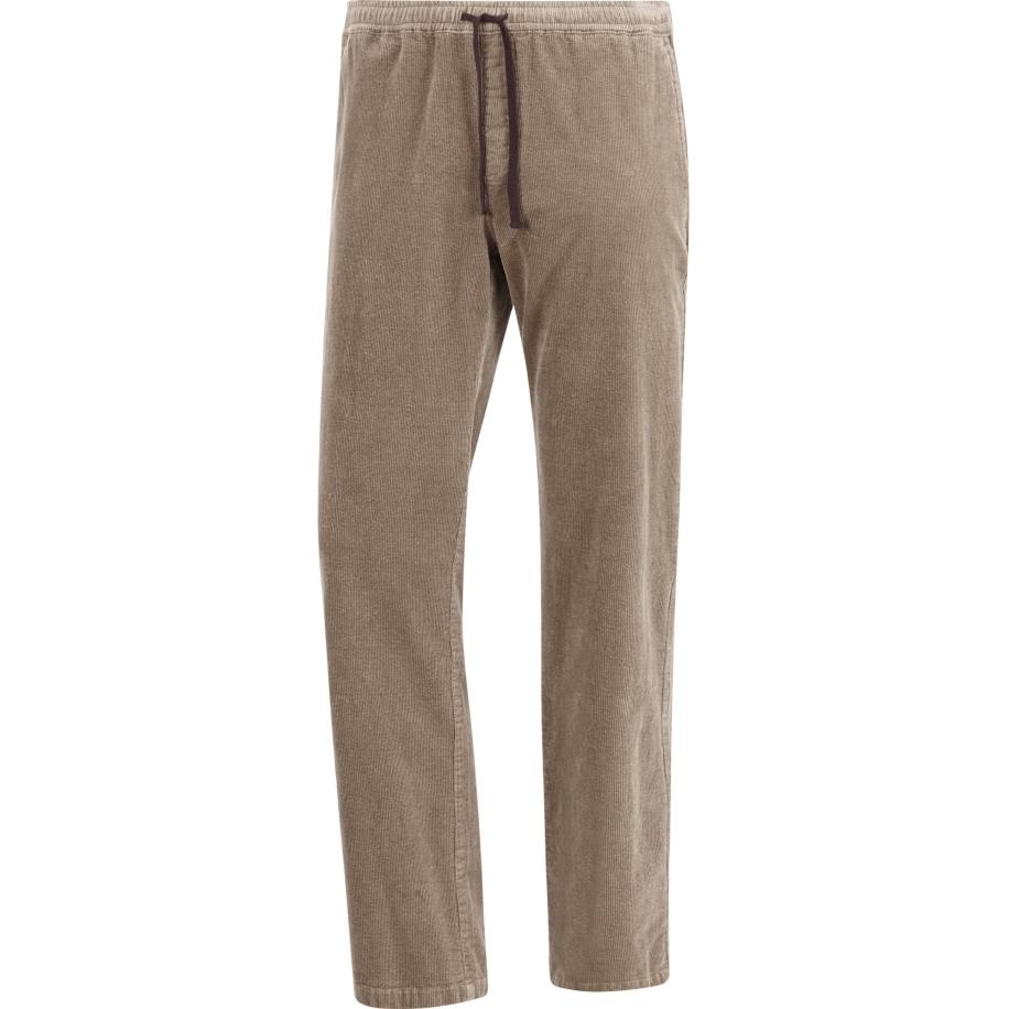 Jan Vanderstorm corduroy broek beige, Effen Bruin