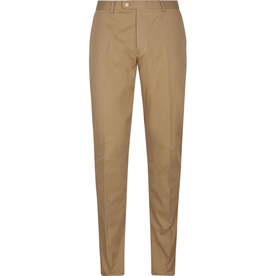 Suitable Pantalon Algodao Khaki Groen
