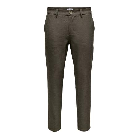 Only & Sons Only & Sons Chino ONSBRAD donkerbruin