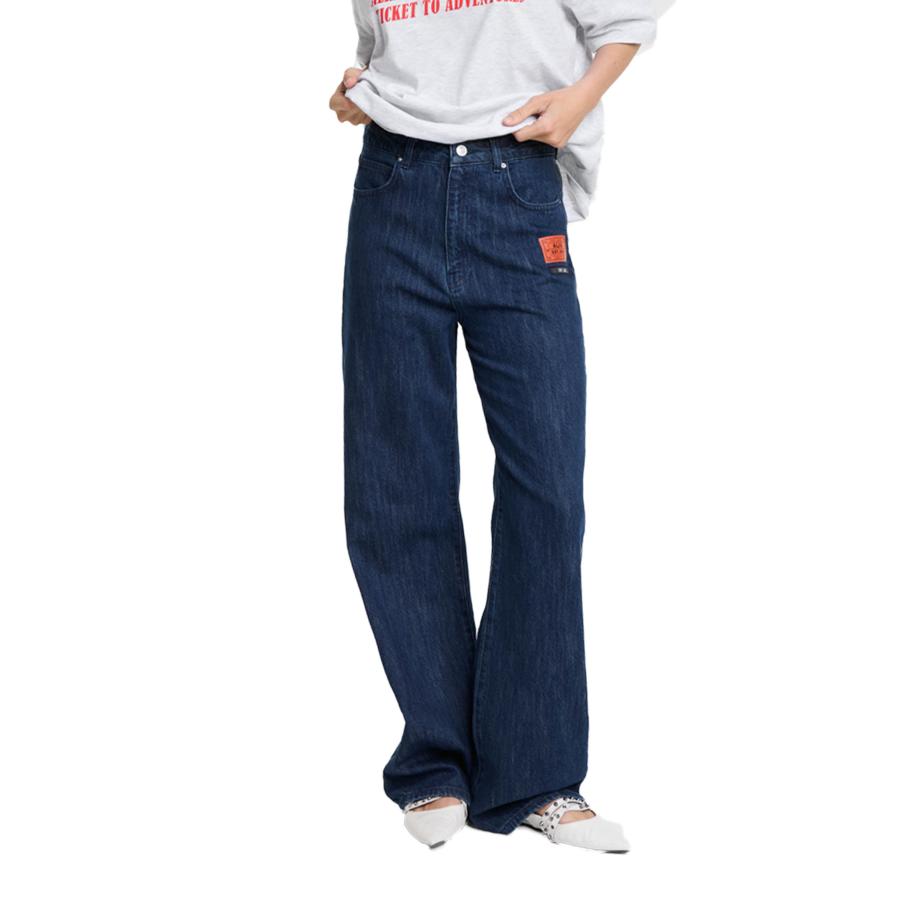 Alix The Label Indigo Jeans Blauw