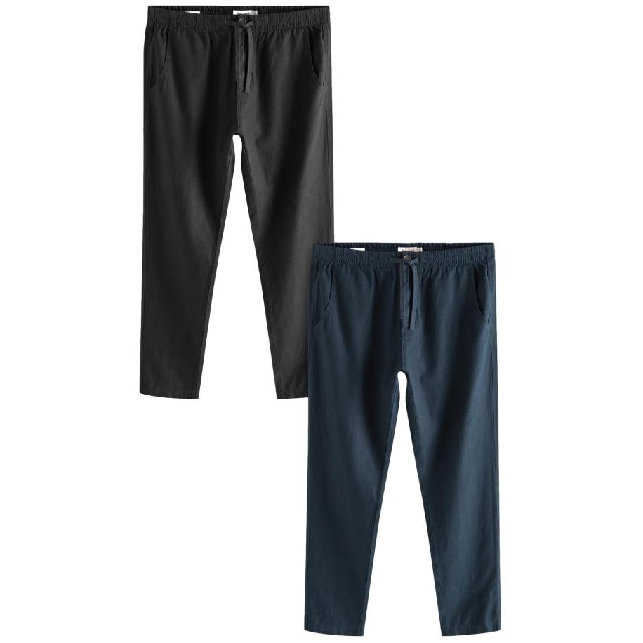 Next Next Chino navy / zwart -
