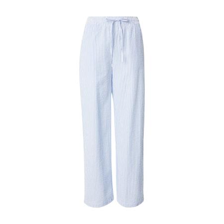 Pieces PIECES Broek PCSally lichtblauw / wit