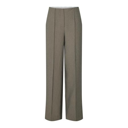 YAS YAS Broek YASREEMAJ grijs gemêleerd