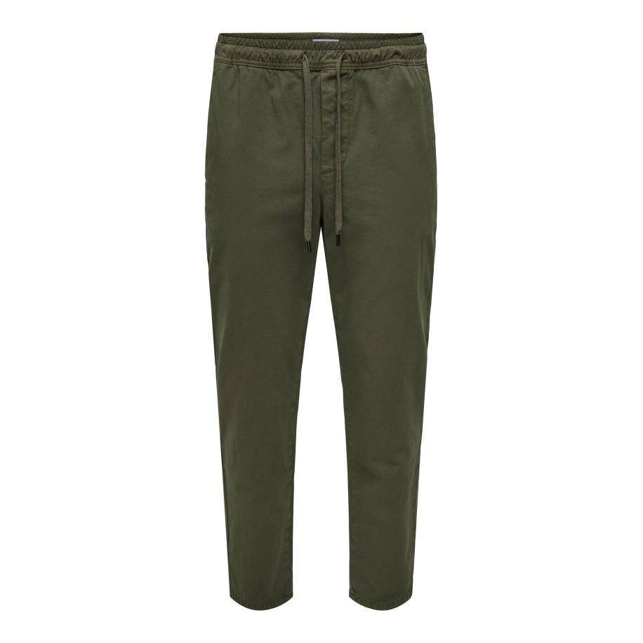 Only & Sons Only & Sons Chino ONSLinus donkergroen -