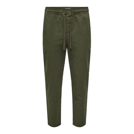 Only & Sons Only & Sons Chino ONSLinus donkergroen