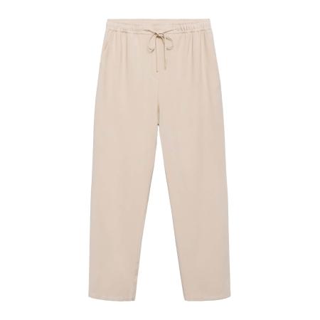 Mango MANGO Broek FLUIDO beige