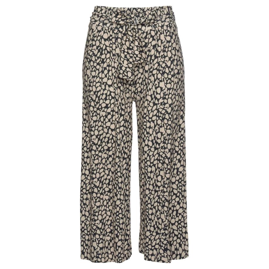 Lascana LASCANA Broek zwart / wit -