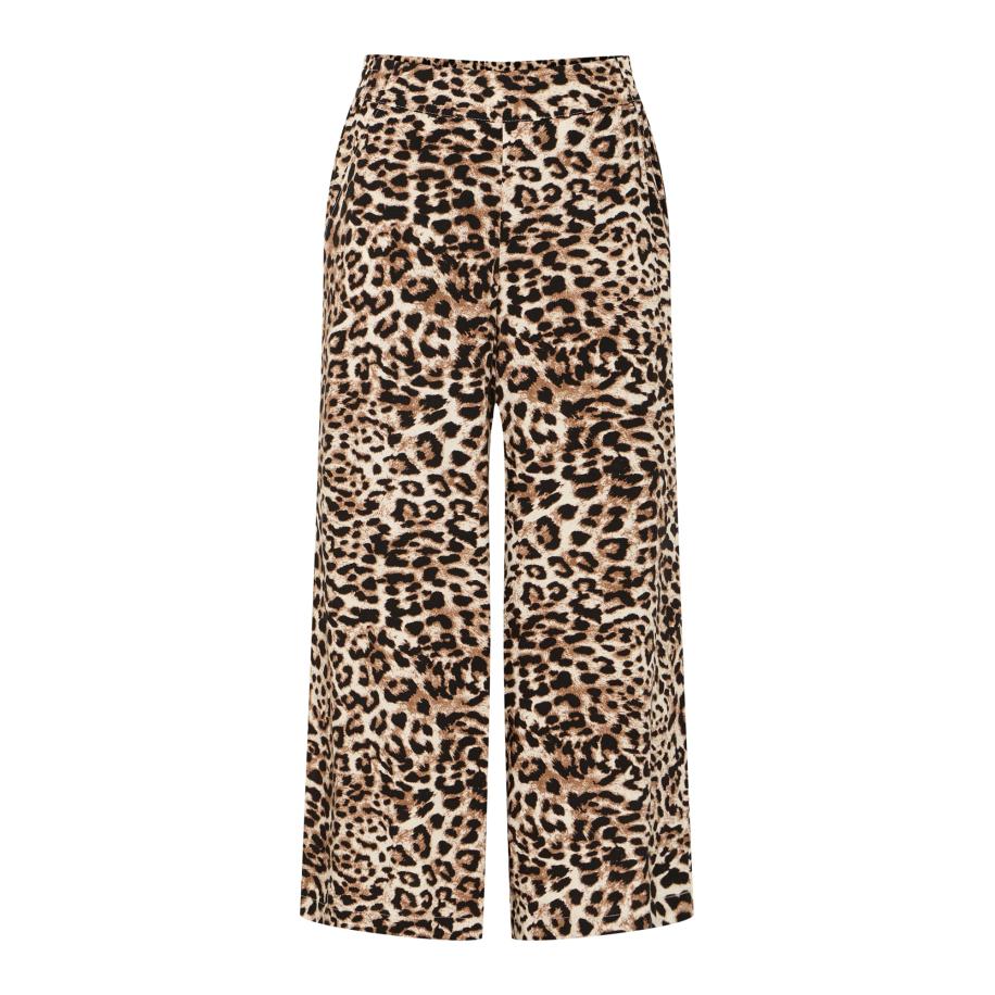 b.young b.young Broek BYMMMJOELLA beige / lichtbruin / zwart -