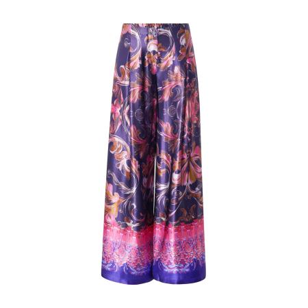 miss goodlife miss goodlife Bandplooibroek Happy Blue bruin / lila / violetblauw / pink