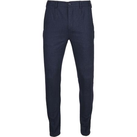 Suitable Pantalon Travis Donkerblauw