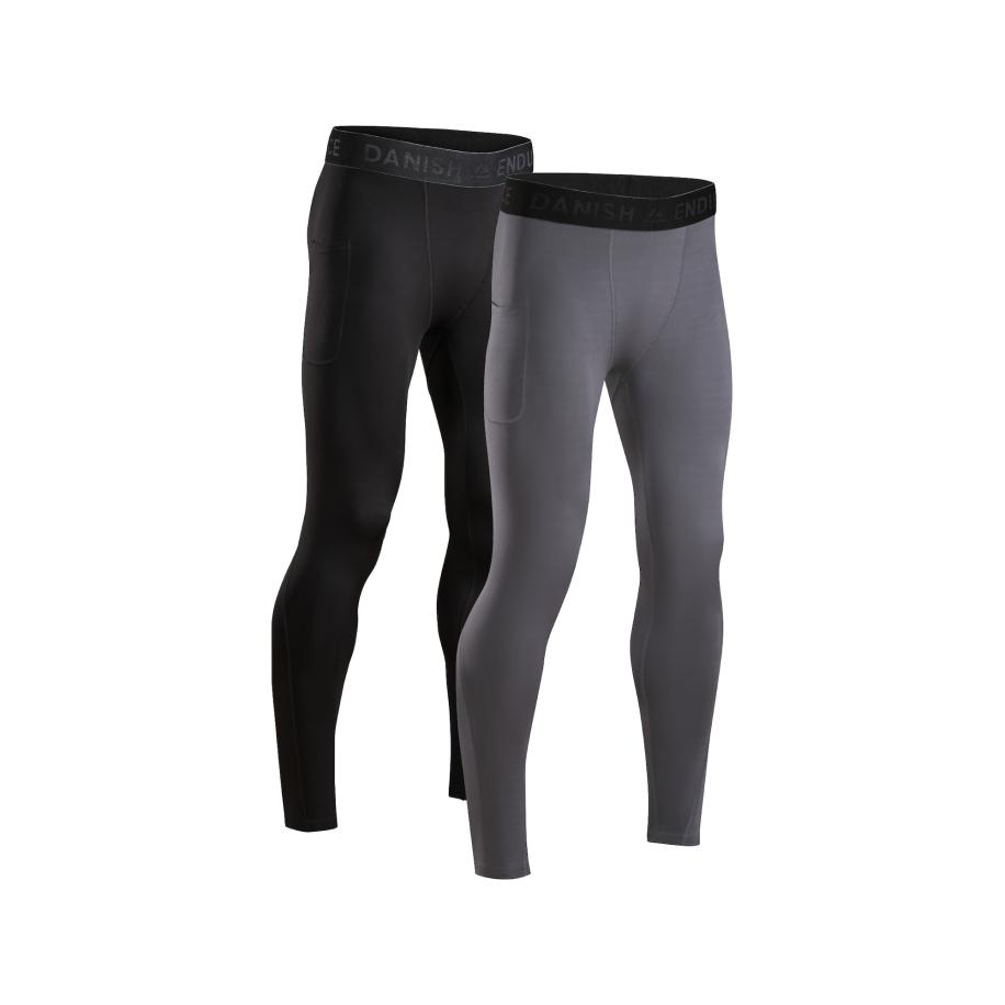 DANISH ENDURANCE DANISH ENDURANCE Functionele broek Compression Tights grijs / zwart -