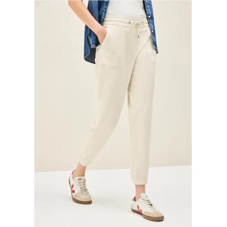 CECIL Gestreepte cargo broek