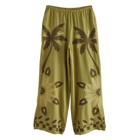 Next Next Broek bruin / groen / kaki