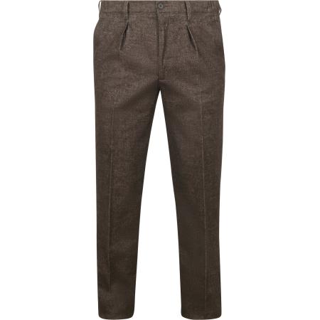 Profuomo Chino Flanel Bruin