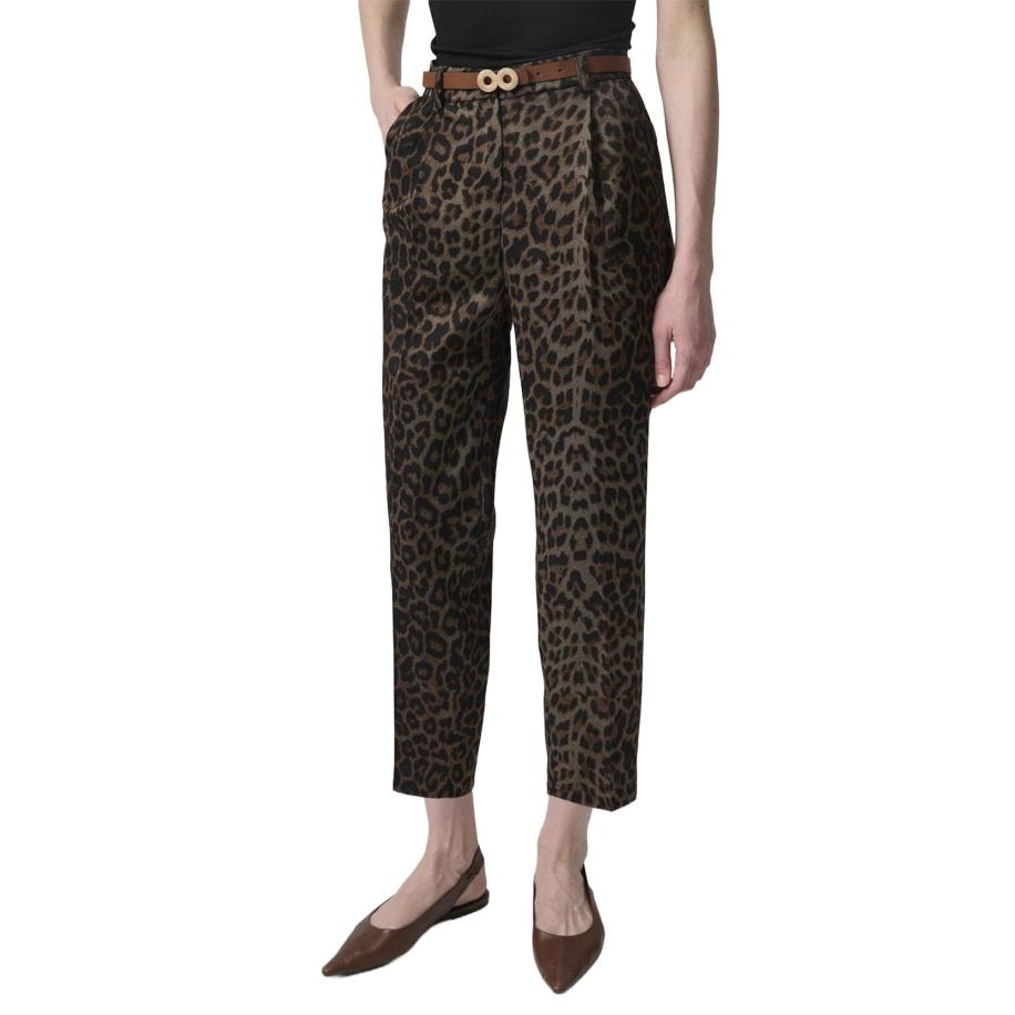 Touche Prive Touche Prive Bandplooibroek bruin -