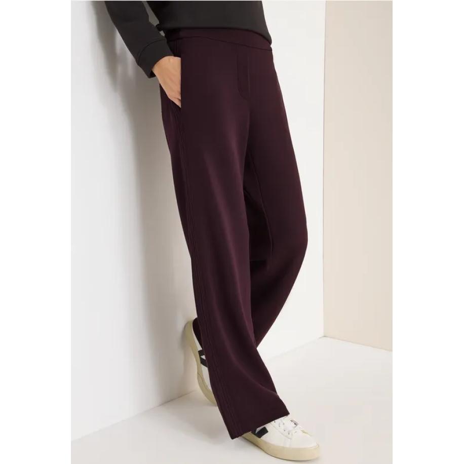 CECIL Zachte broek met Gallo strepen Rood