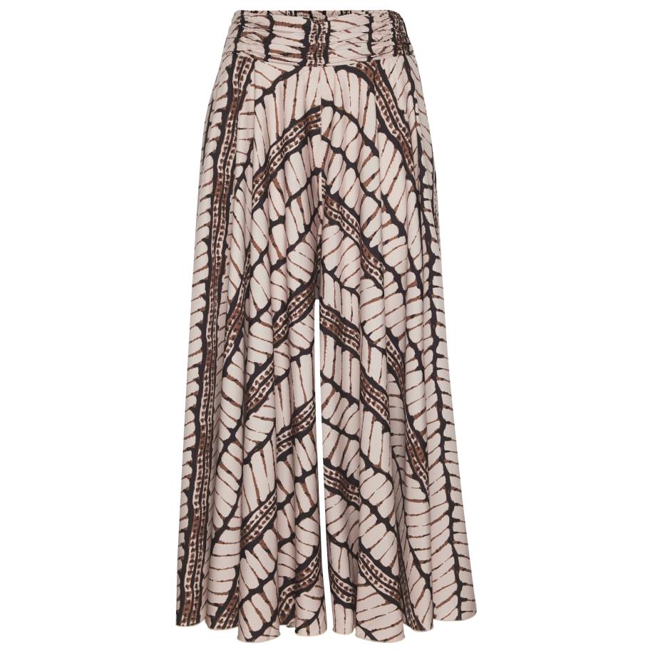 Lascana LASCANA Broek taupe / sepia / zwart -